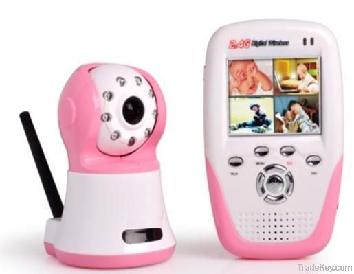 Wireless 2.4Hz baby monitor WIFI Motion Detection Recording Surveillan