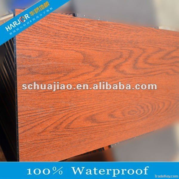 waterproof polymer laminate flooring planks and tiles