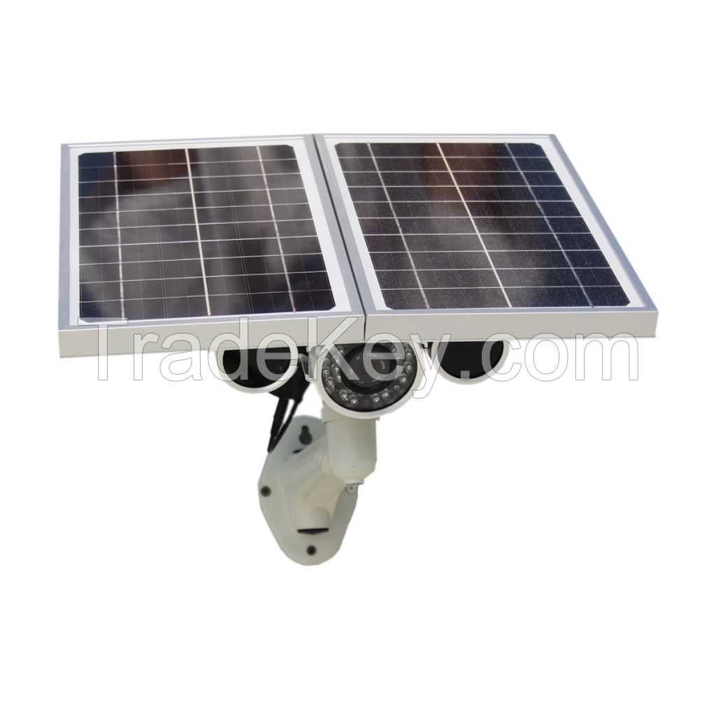 720P HD Support Onvif 16G TF Card Outdoor Bullet Solar Power IP Camera NVR Workable