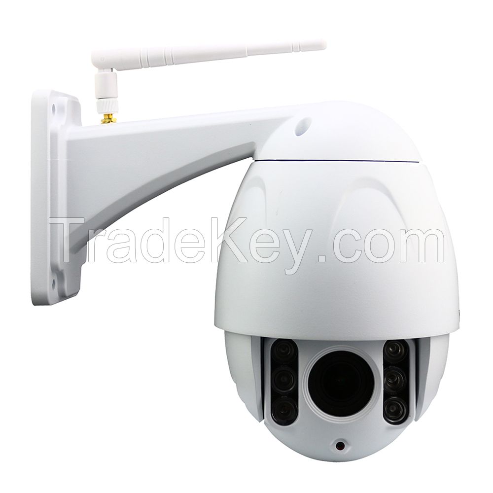 H.264 1080P wifi p2p 5x opticol zoom outdoor dome security surveilance ip camera 