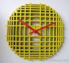 13" plastic wall clock