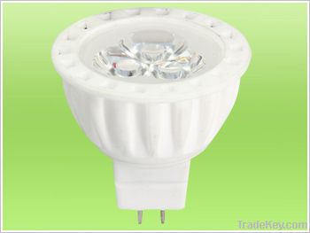 3Ã1W MR16 ceramic LED light LED spotlight