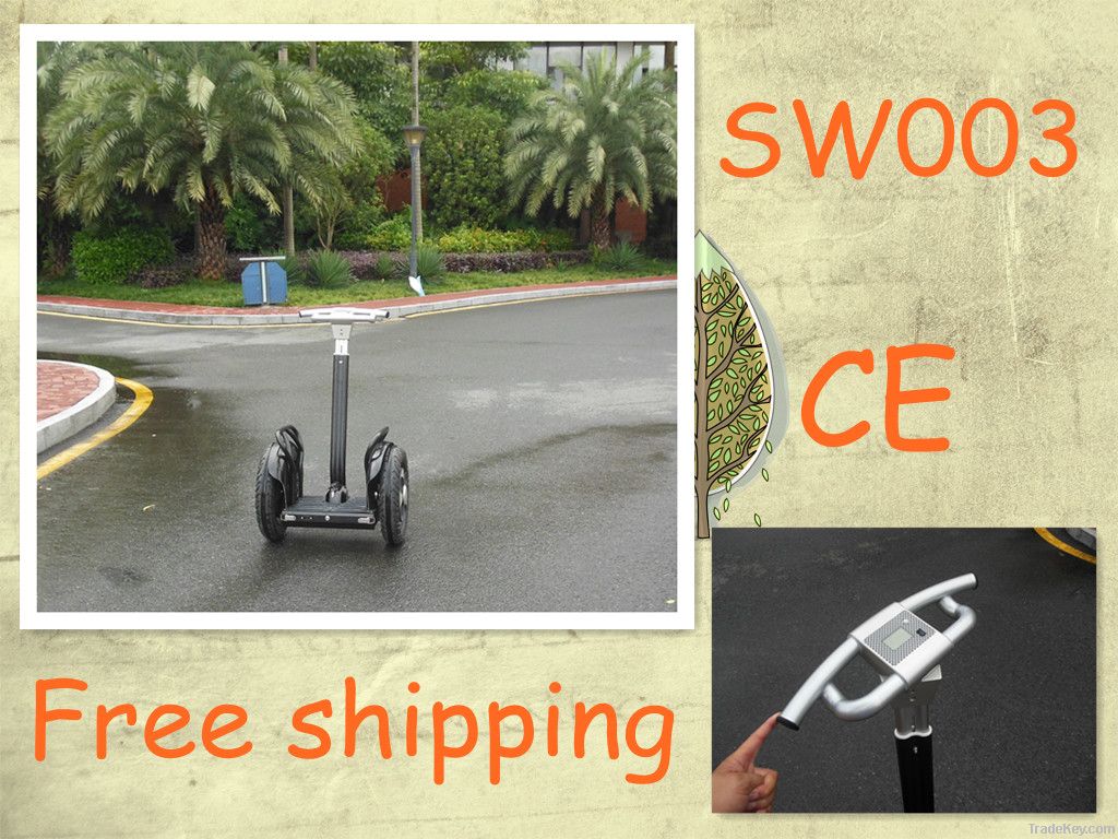 Self-balancing two wheel electric scooter 1600W with CE