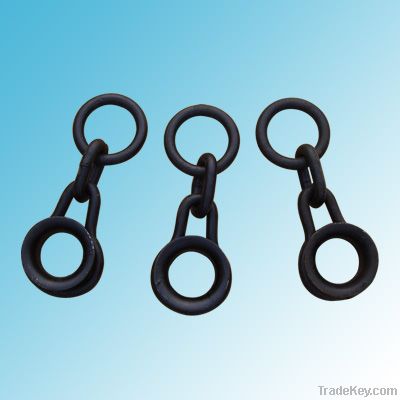 link chain, chain, ring, wire rope clip, chuck