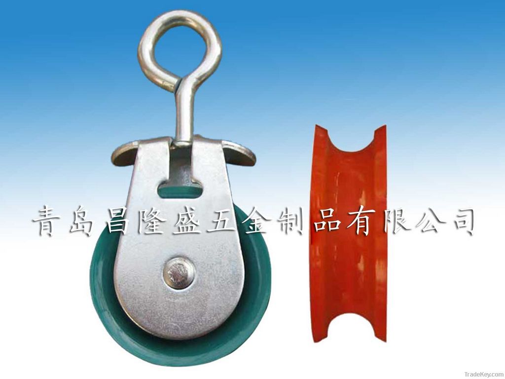 pulley, nylon pulley, plastic pulley, ring, eye screw