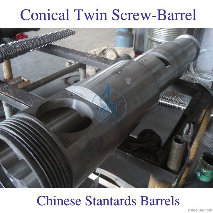 65/132 double screw & barrel for PVC pipe extruder