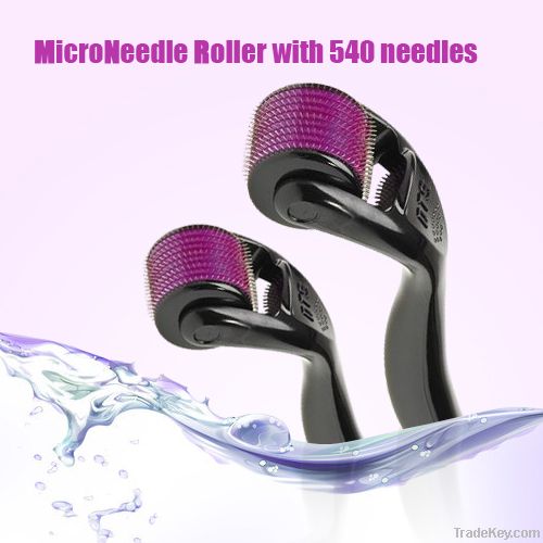 Best 540 needles dermaroller meso roller for collagen injection