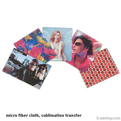 microfiber cleaning cloth/ sublimation transfer