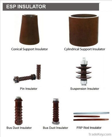 Electrostatic Precipitator Insulators Support Insulators, Cylinderical