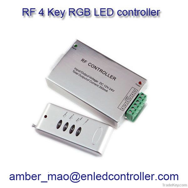 Radio frequency remote control LED strip controller
