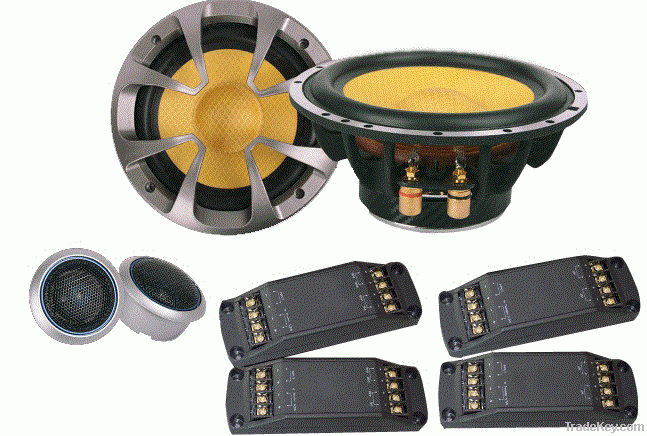 6.5'' speaker component kit 200 watts(max) 30mm Silk Dome Tweeter