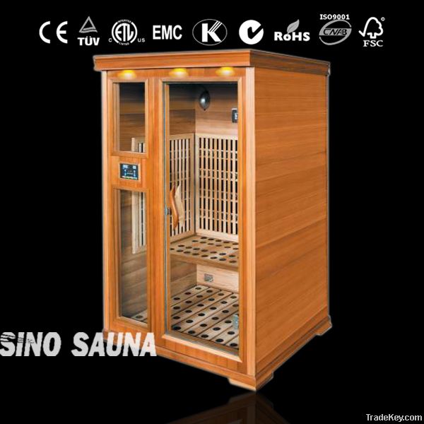 High quality infrared sauna room with Tourmaline stone
