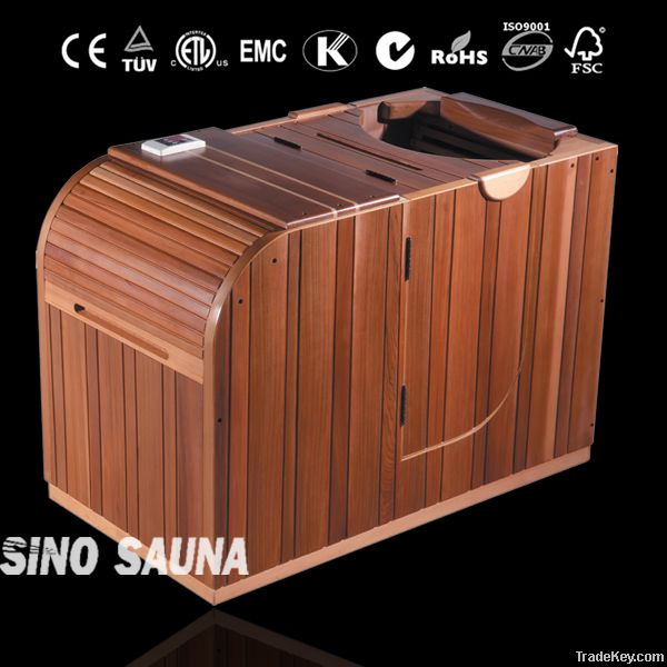 Full spectrum far infrared half body sauna with carbon heater