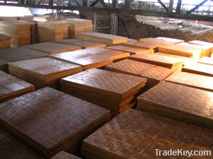 bamboo pallet for concrete block making machine