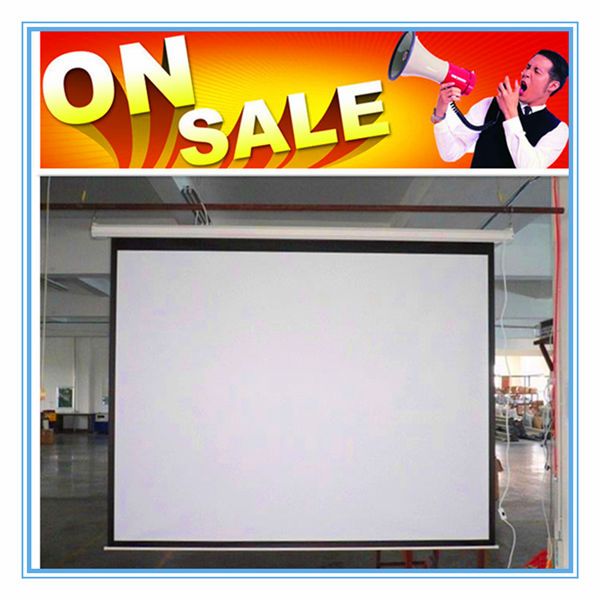 China made matte white electric projector screen