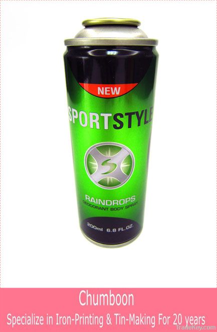 200ml Empty Deodorant Body Spray Aerosol Can