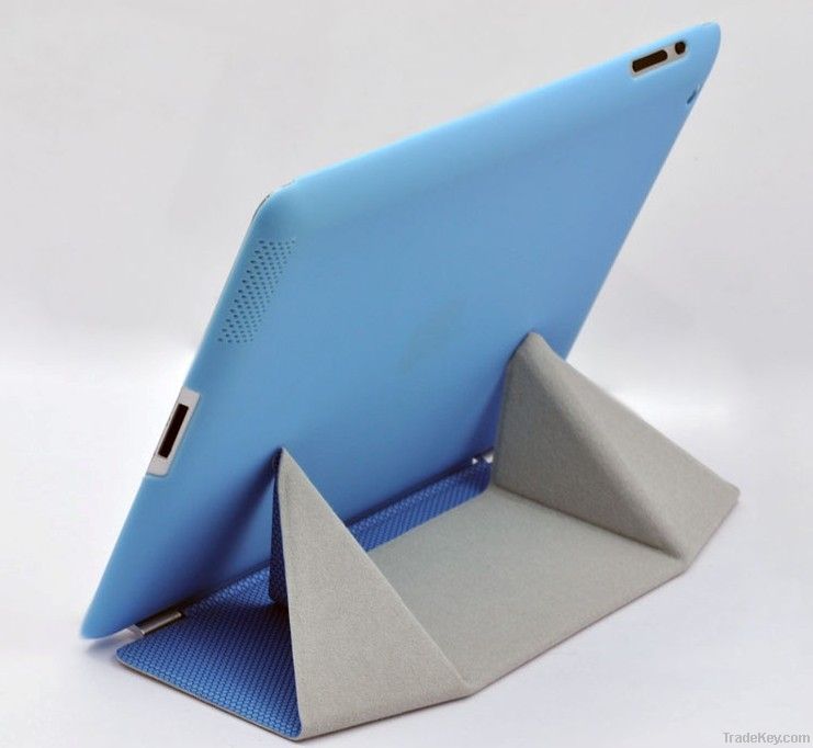 New style standing smart cover for ipad2/3