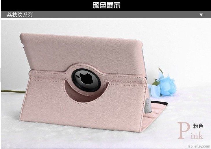 PU leather case for new ipad