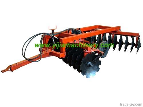 Hydraulic offset heavy-duty disc harrow