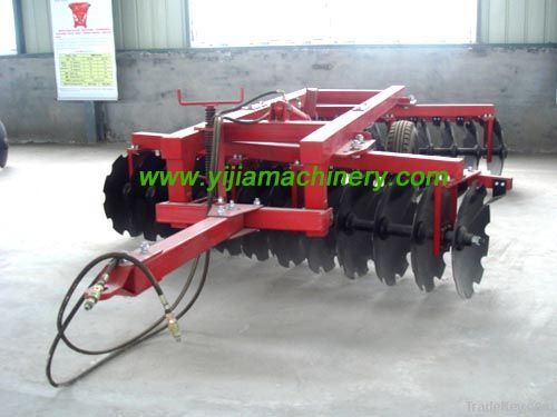 Hydraulic offset heavy-duty disc harrow