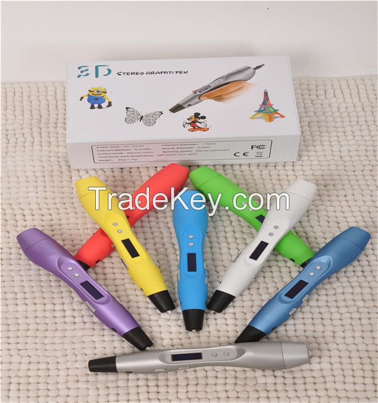 upgrade 3D Printing Pen, 3D Printer Pen, 3D Drawing Pen with led screen