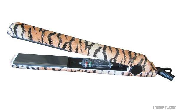 hair straightener with tiger stripes
