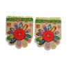 2012 high-quality promotional colorful sushine hard cover spiral notebook