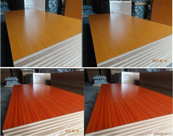 Single/Double sides wood color mdf board