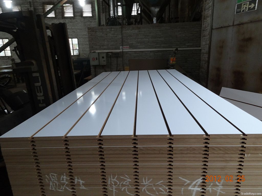 MDF slatwall board