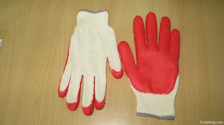 Latex coated glove