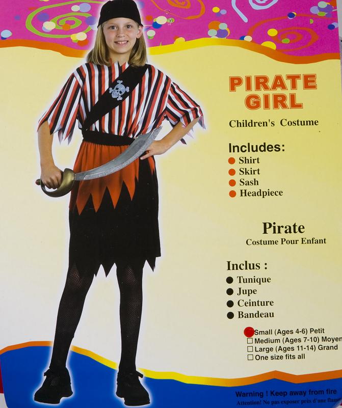 Pirate Costume Childern
