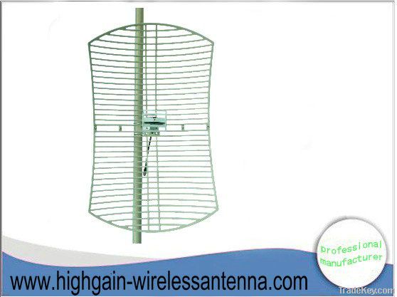 3G high gain directionl outdoor grid parabolic antenna