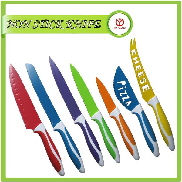 Non-stick stainless steel chef knives set