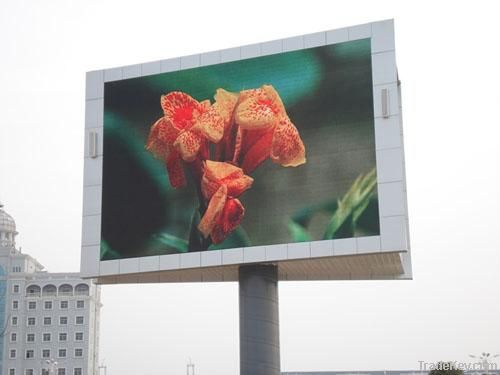 Outdoor full color P10 led display
