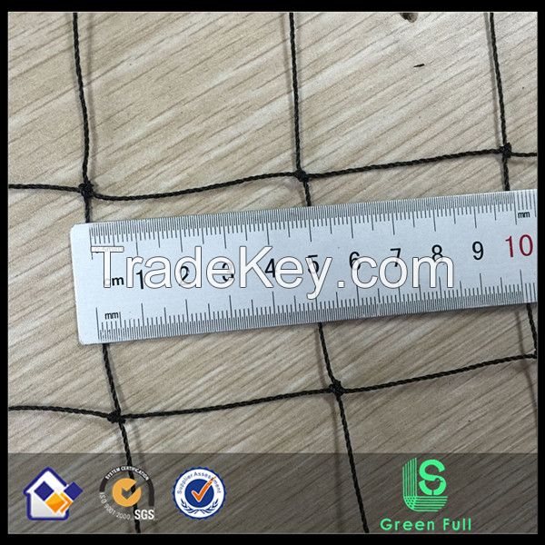 50*50mm square mesh size black anti bird net