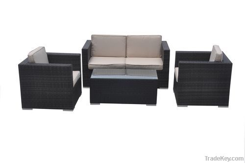 Outdoor Rattan Furniture , 4pcs  rattan sofa set