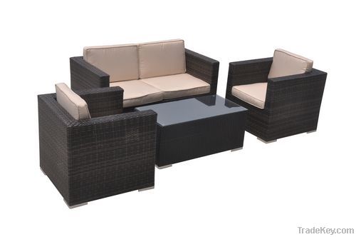 Outdoor Rattan Furniture , 4pcs  rattan sofa set