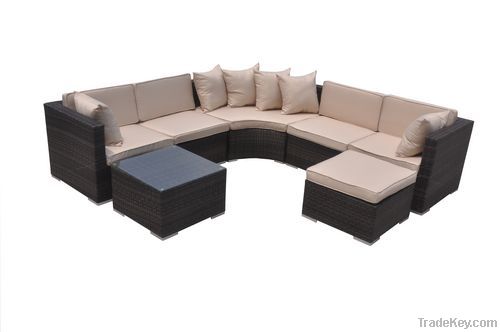Outdoor Garden Furniture, 5pcs/set Round Sofa