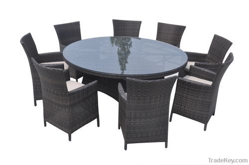 Rattan Outdoor Furniture US Dining Set, 1.8 Rattan Round Table