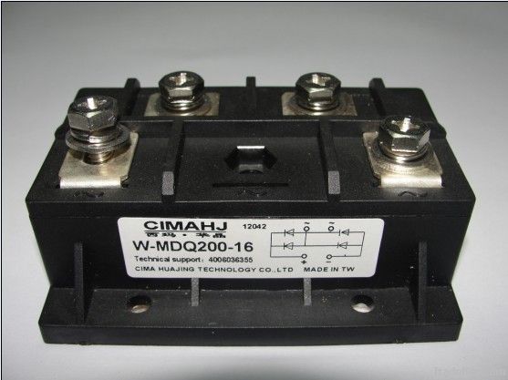 Single phase bridge rectifier module