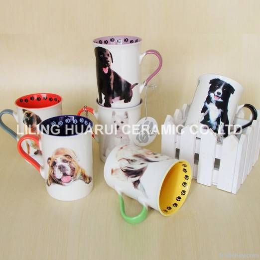 Colorful new bone china with lovely animal design