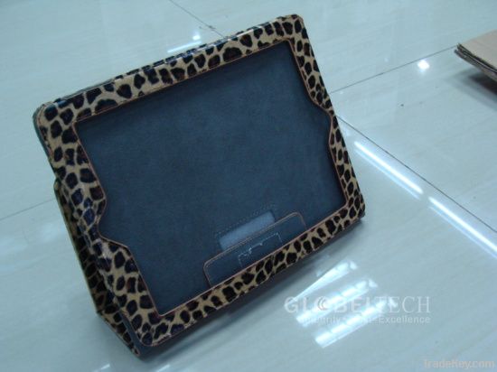 Ipad2 & New iPad Cover leather case-Leopard