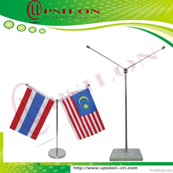 high quality telescopic table flag pole