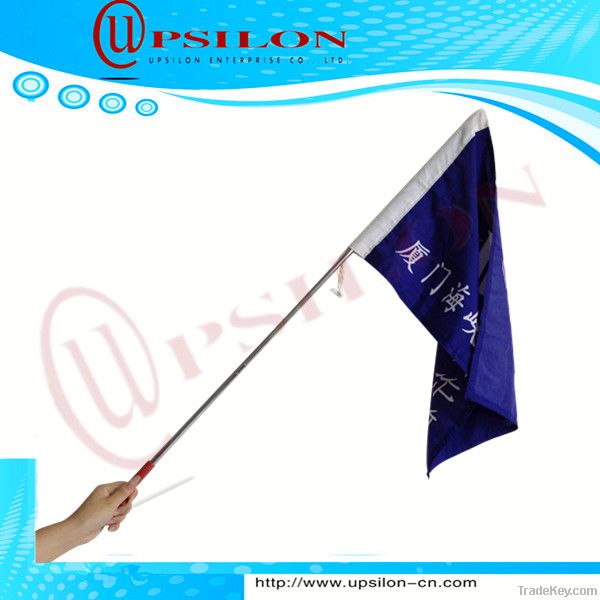 telescopic guide use flag pole