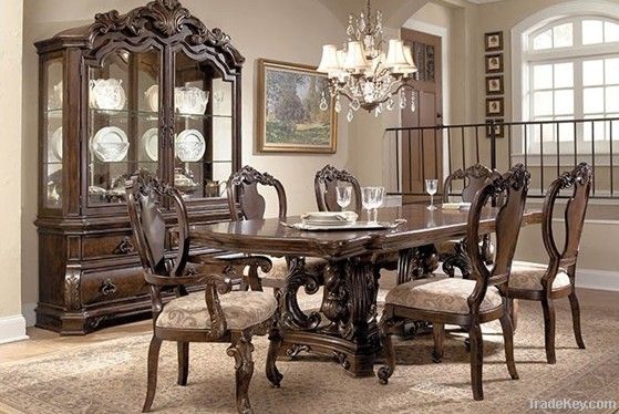 WOOD DINING SET