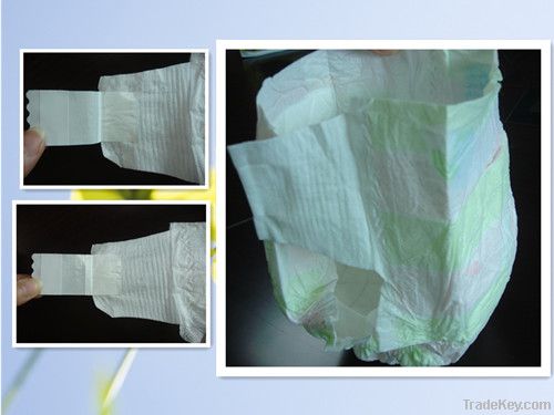 Disposable printed high quality baby diaper