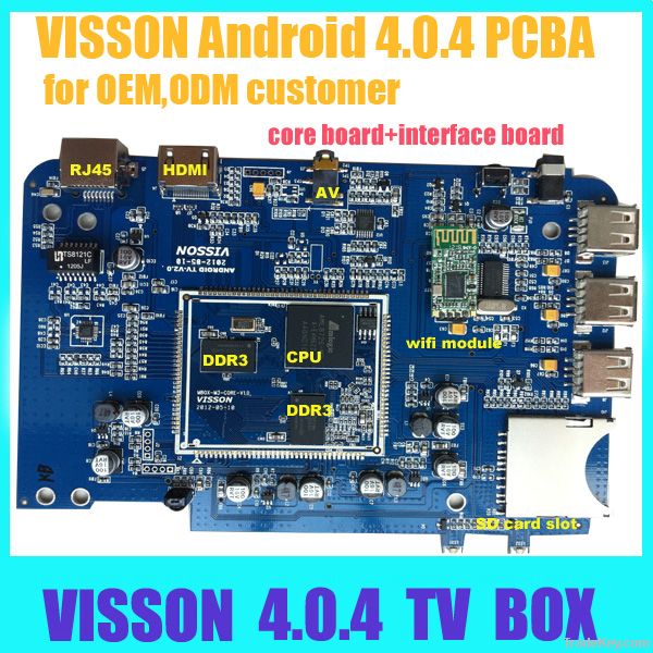 Mini high end android tv box with CVBS output