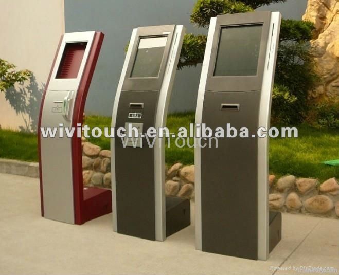 24'' vandalproof usb interface infrared touch screen kiosk