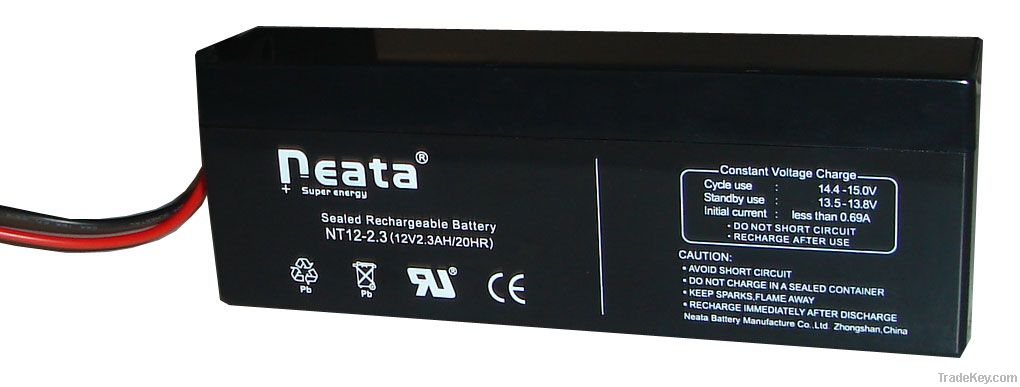 12V2.3AH lead acid battery