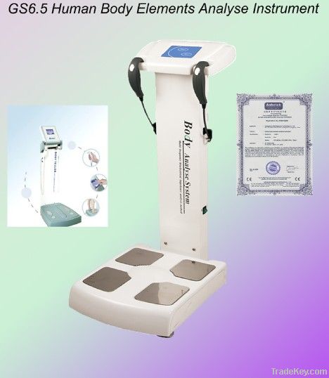 Body compositon and fat analyzer bioelectrical impedance analyzer